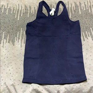 NWOT Lululemon lasercut tank navy M